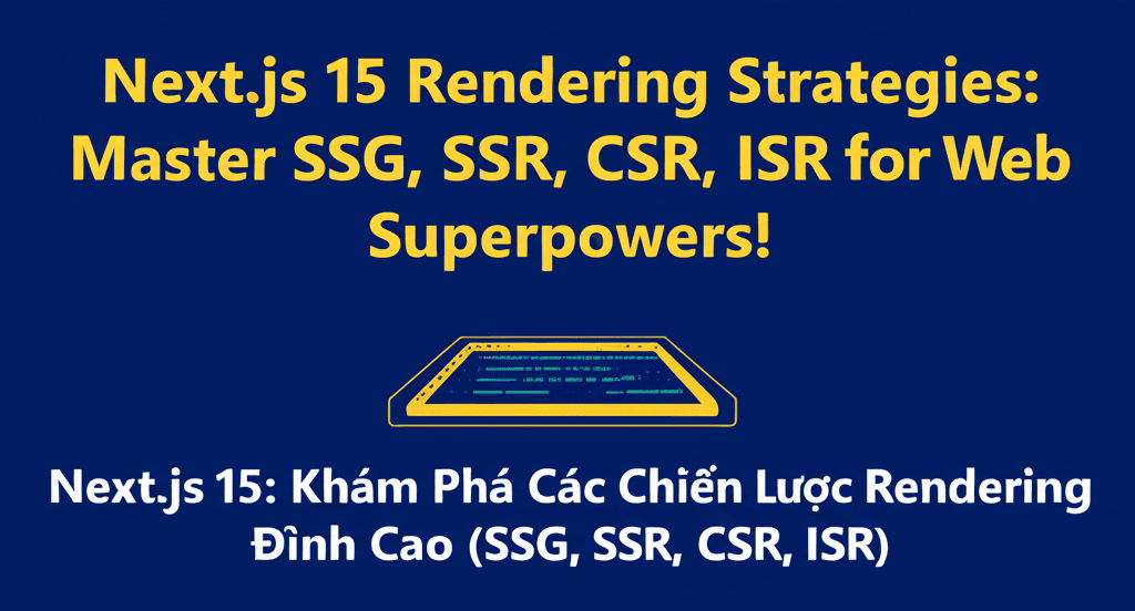 Next.js 15: Khám Phá Các Chiến Lược Rendering Đỉnh Cao (SSG, SSR, CSR, ISR)