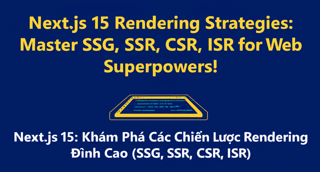Next.js 15: Khám Phá Các Chiến Lược Rendering Đỉnh Cao (SSG, SSR, CSR, ISR)