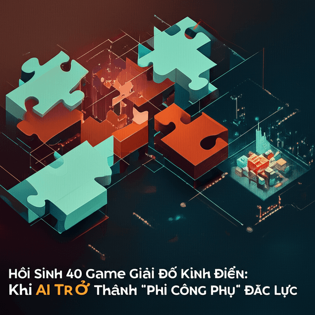 Hồi Sinh 40 Game Giải Đố Kinh Điển: Khi AI Trở Thành "Phi Công Phụ" Đắc Lực