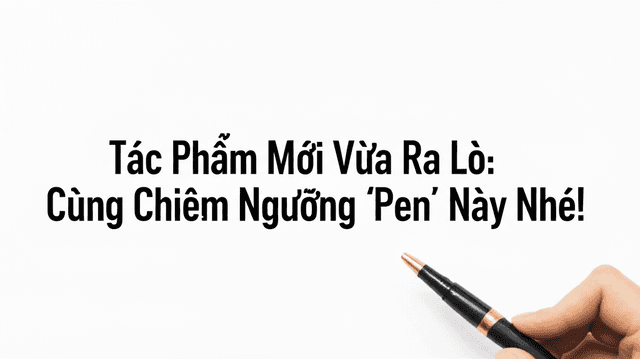 Tác Phẩm Mới Vừa Ra Lò: Cùng Chiêm Ngưỡng 'Pen' Này Nhé!