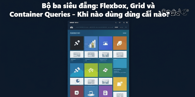 Bộ ba siêu đẳng: Flexbox, Grid và Container Queries - Khi nào dùng cái nào?