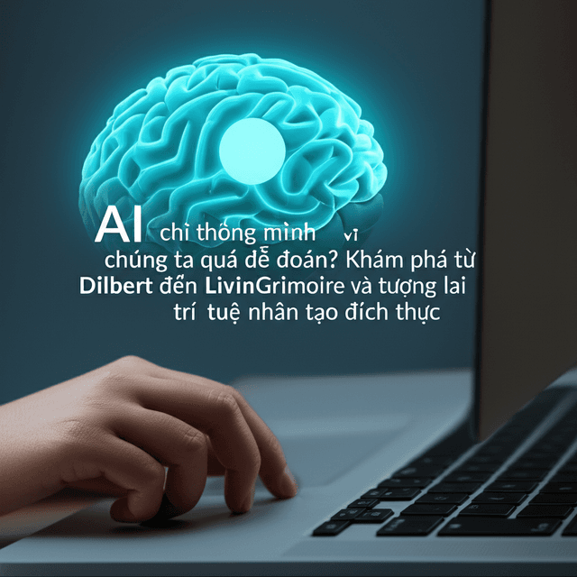 AI chỉ thông minh vì chúng ta quá dễ đoán? Khám phá từ Dilbert đến LivinGrimoire và tương lai trí tuệ nhân tạo đích thực