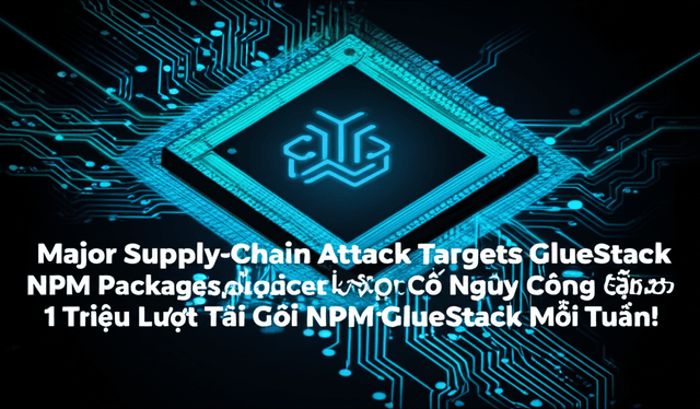 Sự Cố Nguy Hiểm: Mã Độc Tấn Công Gần 1 Triệu Lượt Tải Gói NPM GlueStack Mỗi Tuần!