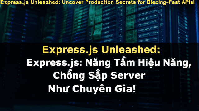 Bí Mật Express.js: Nâng Tầm Hiệu Năng, Chống Sập Server Như Chuyên Gia!