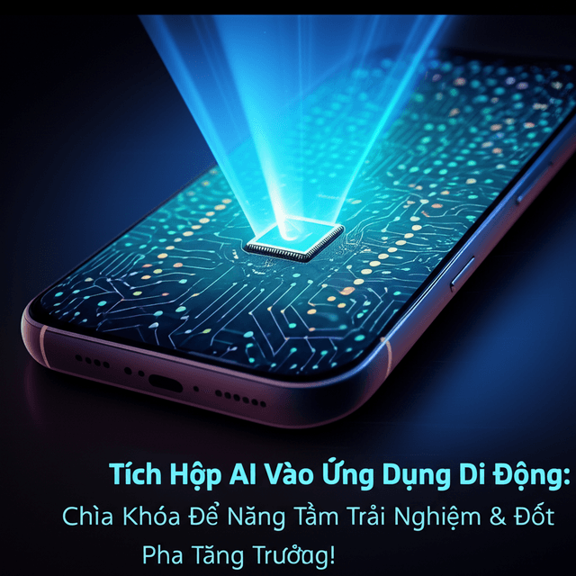 Tích Hợp AI Vào Ứng Dụng Di Động: Chìa Khóa Để Nâng Tầm Trải Nghiệm & Đốt Pha Tăng Trưởng!