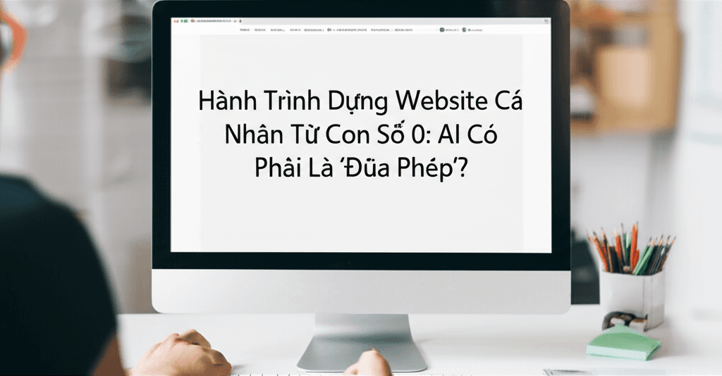 Hành Trình Dựng Website Cá Nhân Từ Con Số 0: AI Có Phải Là 'Đũa Phép'?