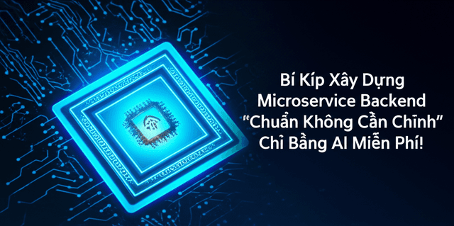 Bí Kíp Xây Dựng Microservice Backend 'Chuẩn Không Cần Chỉnh' Chỉ Bằng AI Miễn Phí!