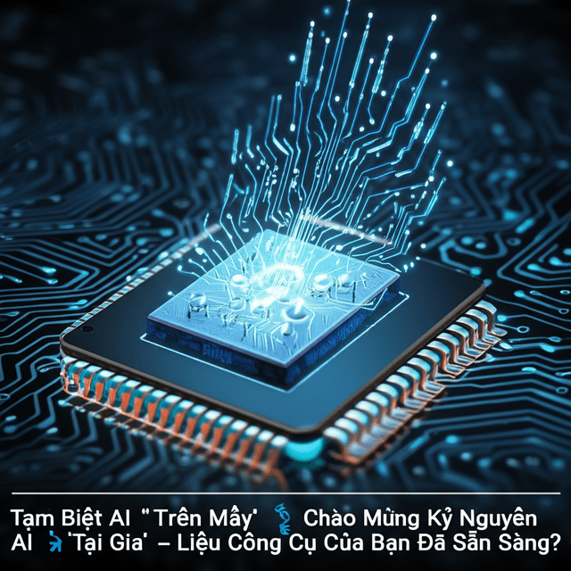 Tạm biệt AI 'Trên Mây': Chào Mừng Kỷ Nguyên AI 'Tại Gia' – Liệu Công Cụ Của Bạn Đã Sẵn Sàng?