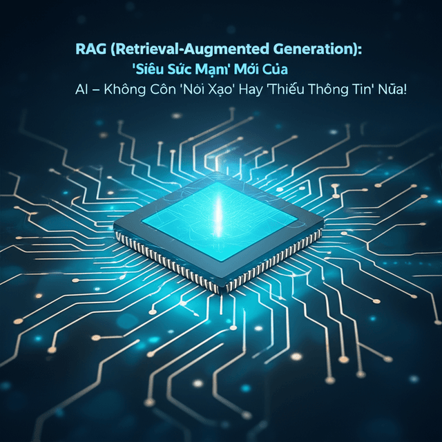 RAG (Retrieval-Augmented Generation): 'Siêu Sức Mạnh' Mới Của AI – Không Còn 'Nói Xạo' Hay 'Thiếu Thông Tin' Nữa!