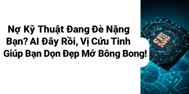 Nợ Kỹ Thuật Đang Đè Nặng Bạn? AI Đây Rồi, Vị Cứu Tinh Giúp Bạn Dọn Dẹp Mớ Bòng Bong!