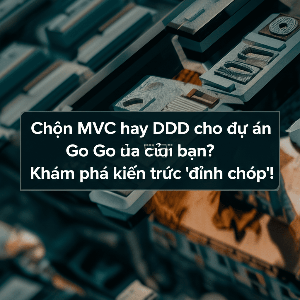 Chọn MVC hay DDD cho dự án Go của bạn? Khám phá kiến trúc 'đỉnh của chóp'!