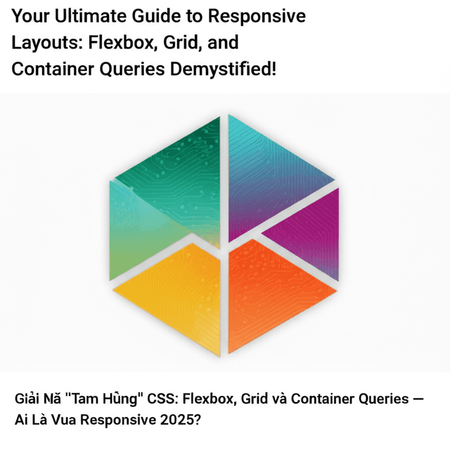 Giải Mã "Tam Hùng" CSS: Flexbox, Grid và Container Queries – Ai Là Vua Responsive 2025?