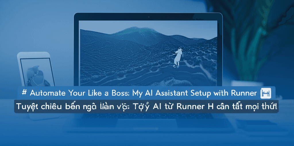Tuyệt chiêu biến hóa ngày làm việc: Trợ lý AI từ Runner H cân tất mọi thứ!