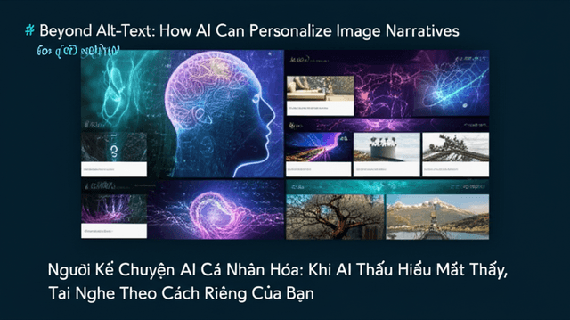 Người Kể Chuyện AI Cá Nhân Hóa: Khi AI Thấu Hiểu Mắt Thấy, Tai Nghe Theo Cách Riêng Của Bạn