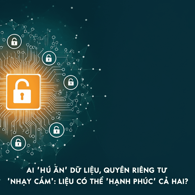 AI 'HáU ăN' Dữ LIệU, QUYềN RIÊNG Tư 'NHạY CảM': LIệU Có THể 'HạNH PHÚC' Cả HAI?