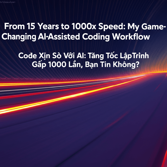 Code Xịn Sò Với AI: Tăng Tốc Lập Trình Gấp 1000 Lần, Bạn Tin Không?