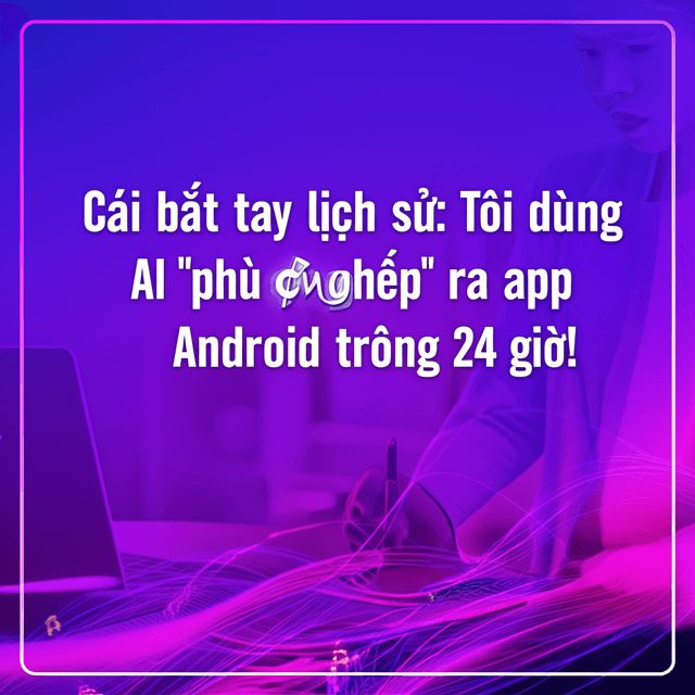 Cái bắt tay lịch sử: Tôi dùng AI "phù phép" ra app Android trong 24 giờ!