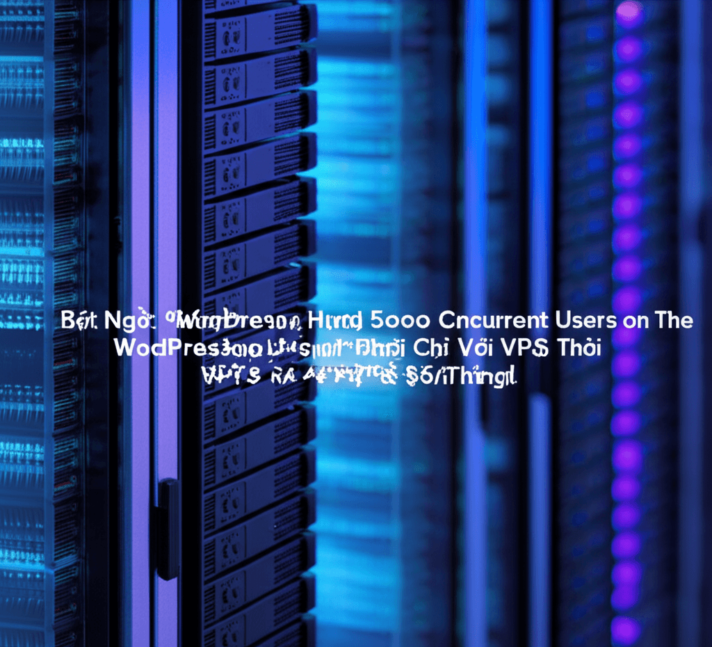 Bất Ngờ: WordPress Chạy 5000 Người Dùng Đồng Thời Chỉ Với VPS 1GB RAM & $6/Tháng!