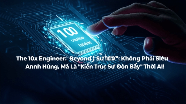 Hé Lộ Bí Mật "Kỹ Sư 10X": Không Phải Siêu Anh Hùng, Mà Là "Kiến Trúc Sư Đòn Bẩy" Thời AI!