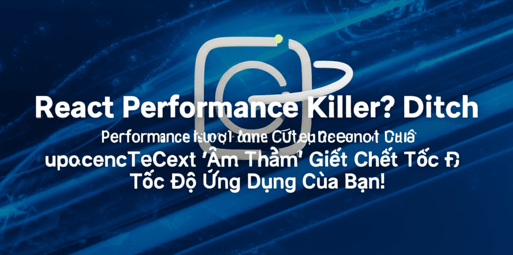 Cứu Tinh Hiệu Năng React: Đừng Để useContext 'Âm Thầm' Giết Chết Tốc Độ Ứng Dụng Của Bạn!