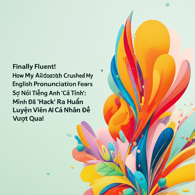 Nỗi Sợ Nói Tiếng Anh Hóa 'Cá Tính': Mình Đã 'Hack' Ra Huấn Luyện Viên AI Cá Nhân Để Vượt Qua!