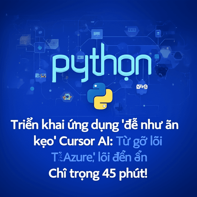 Triển khai ứng dụng 'dễ như ăn kẹo' với Cursor AI: Từ gỡ lỗi đến Azure chỉ trong 45 phút!